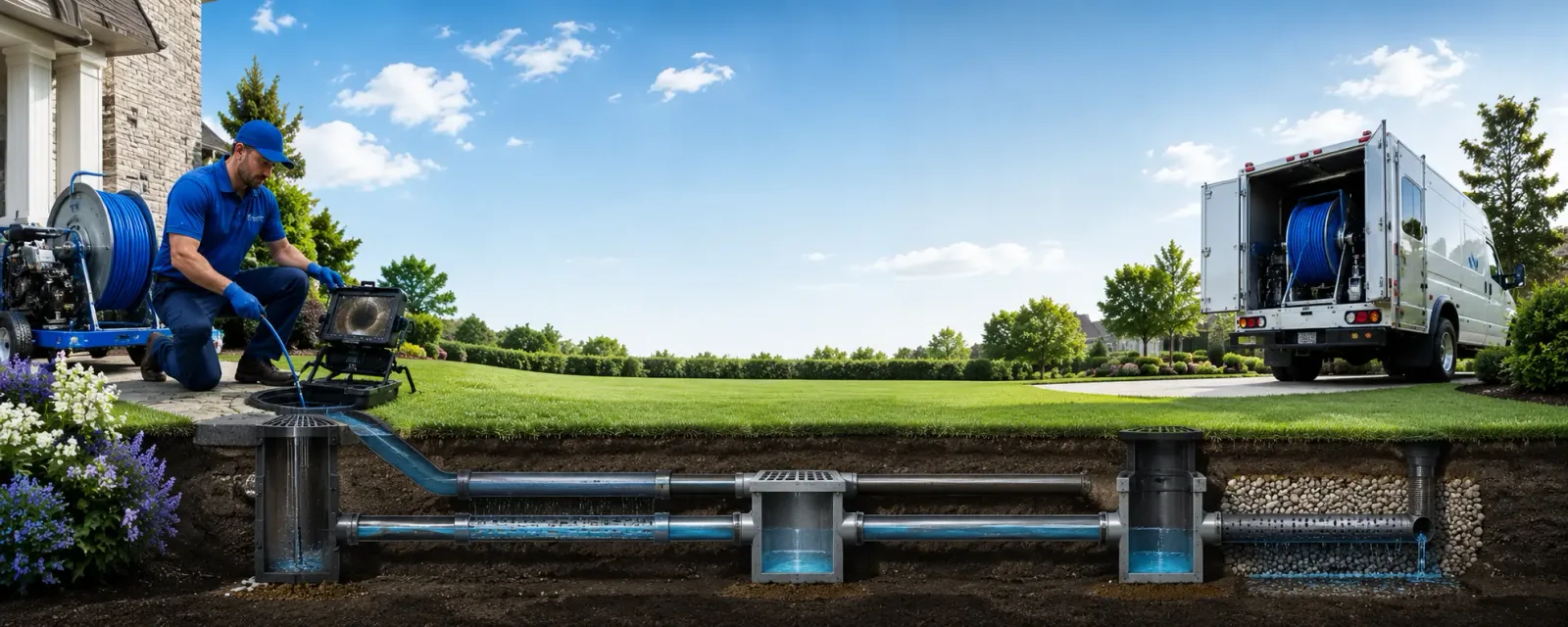 Outdoor drain cleaning information for River Forest, IL